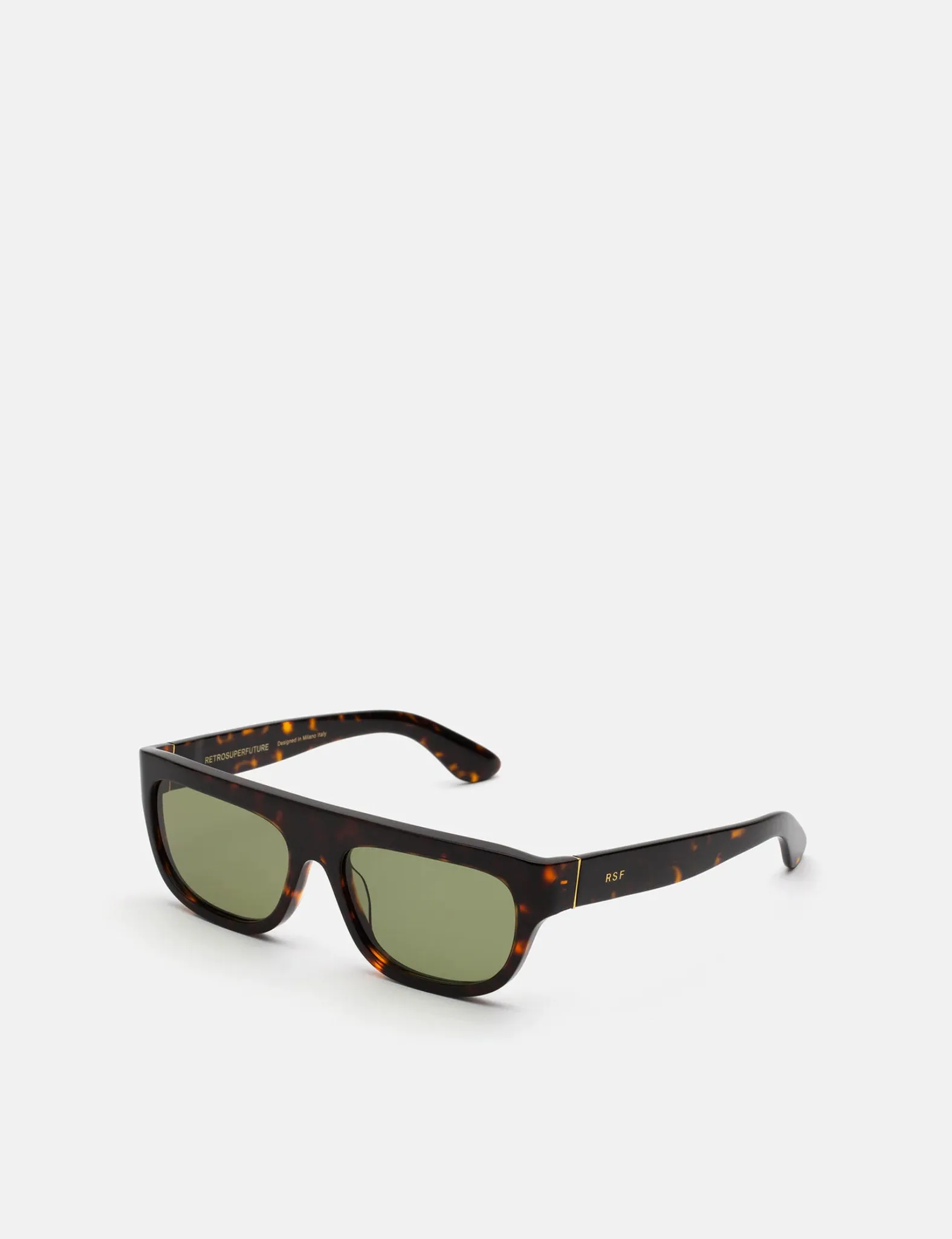 RetroSuperFuture Serioso Sunglasses - Havana/Green sold by Article London product image thumbnail 4