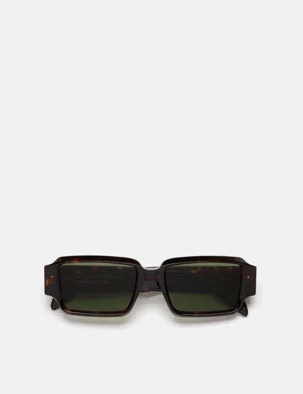 RetroSuperFuture Astro 3627 Sunglasses - Havana/Green made by RetroSuperFuture