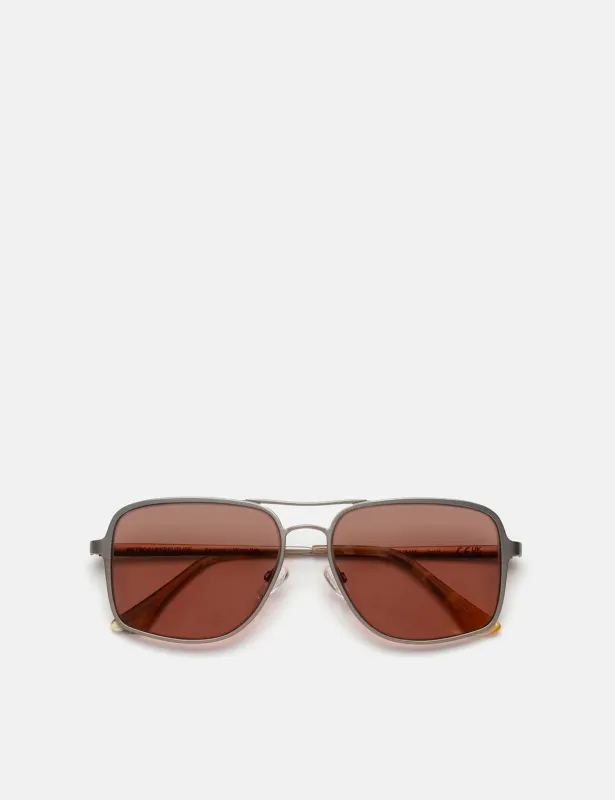 RetroSuperFuture Spliff Boogie Sunglasses - Grey/Red made by RetroSuperFuture