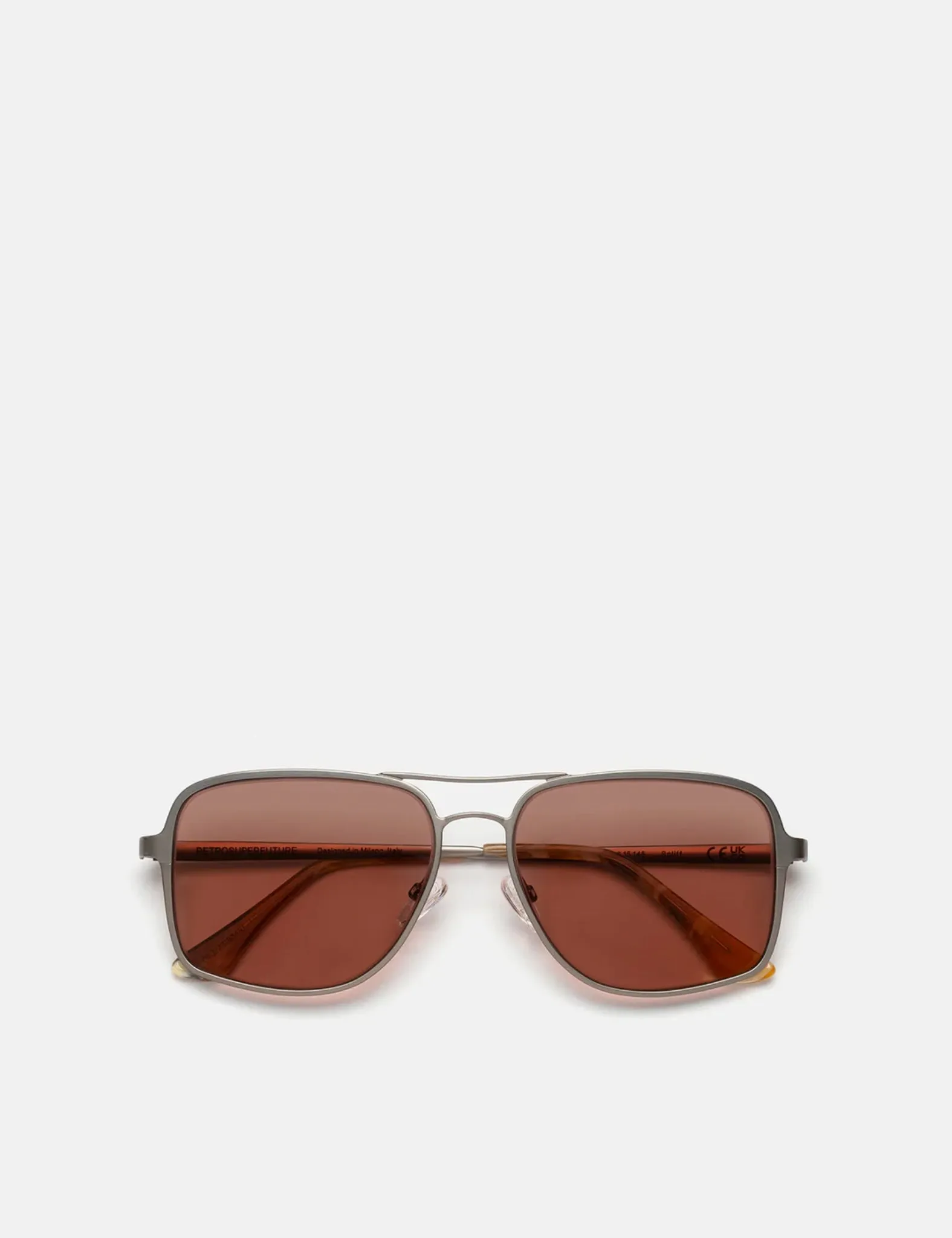 RetroSuperFuture Spliff Boogie Sunglasses - Grey/Red sold by Article London