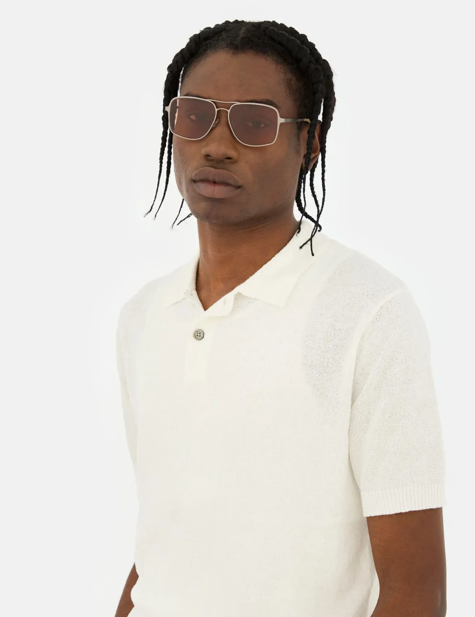 RetroSuperFuture Spliff Boogie Sunglasses - Grey/Red sold by Article London product image thumbnail 2