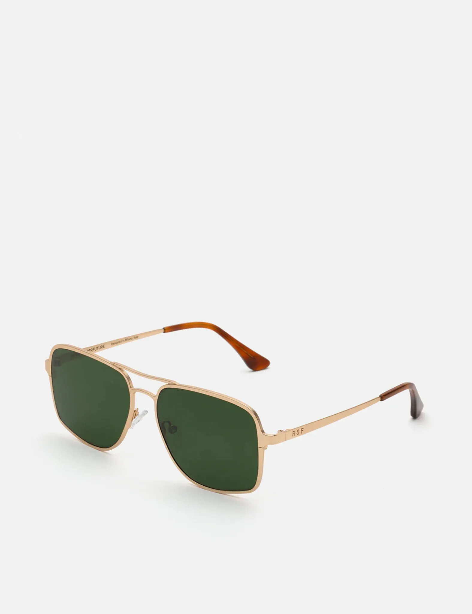 RetroSuperFuture Spliff Classiccs Sunglasses - Gold/Green sold by Article London product image thumbnail 4