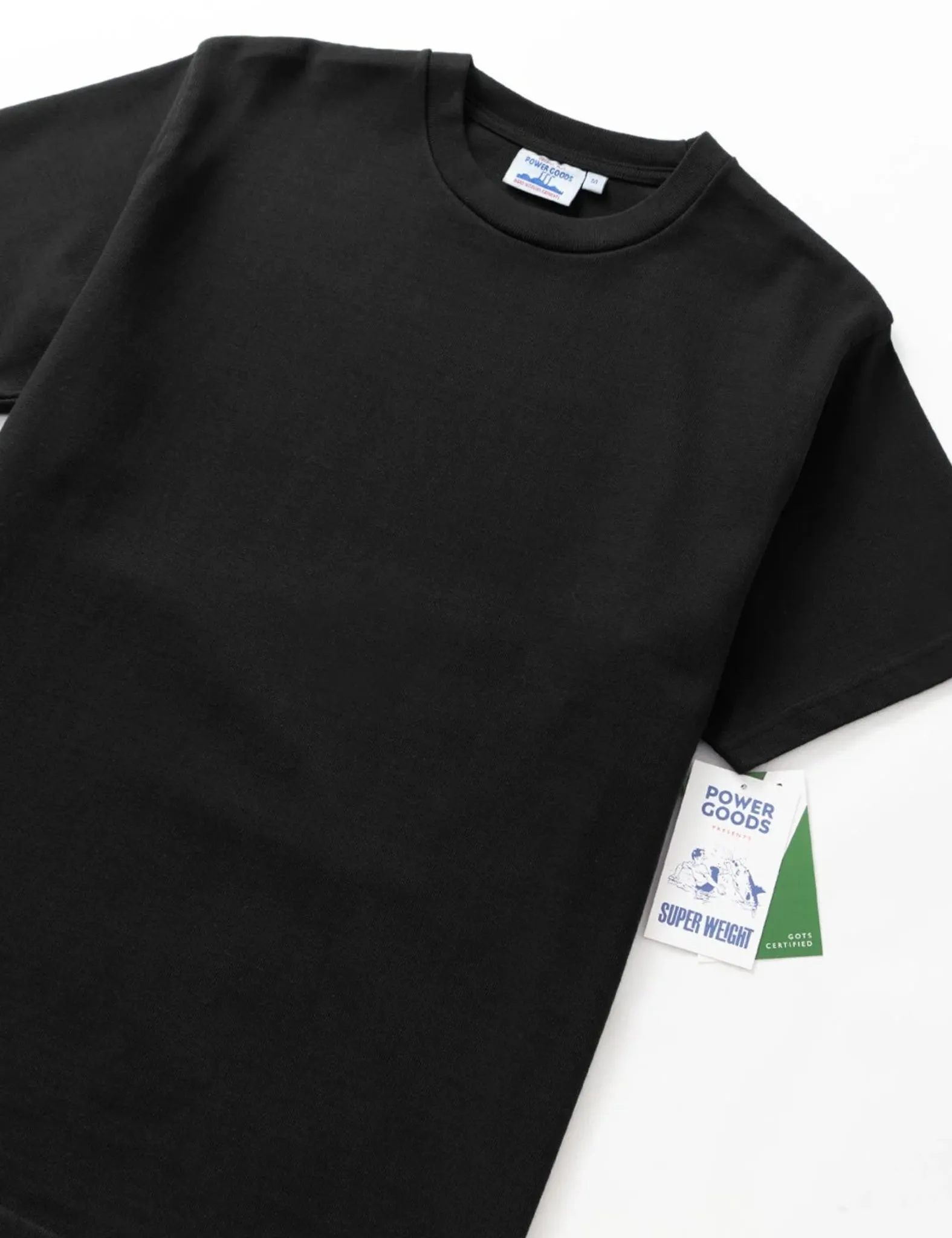 Power Goods Super Weight T-Shirt - Black sold by Article London product image thumbnail 4