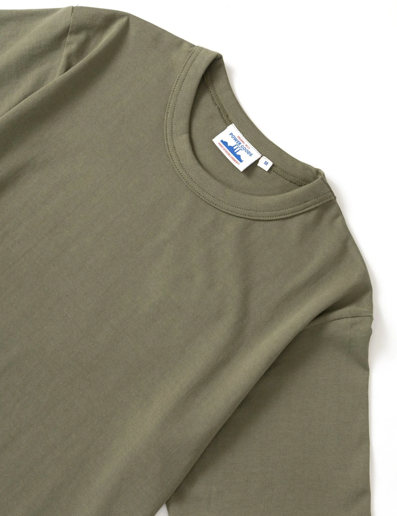Power Goods Archive T-Shirt - Olive Green sold by Article London product image thumbnail 2