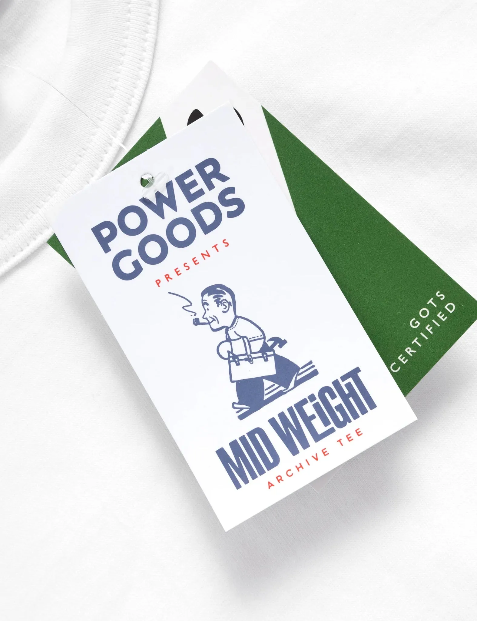 Power Goods Archive T-Shirt - White sold by Article London product image thumbnail 4