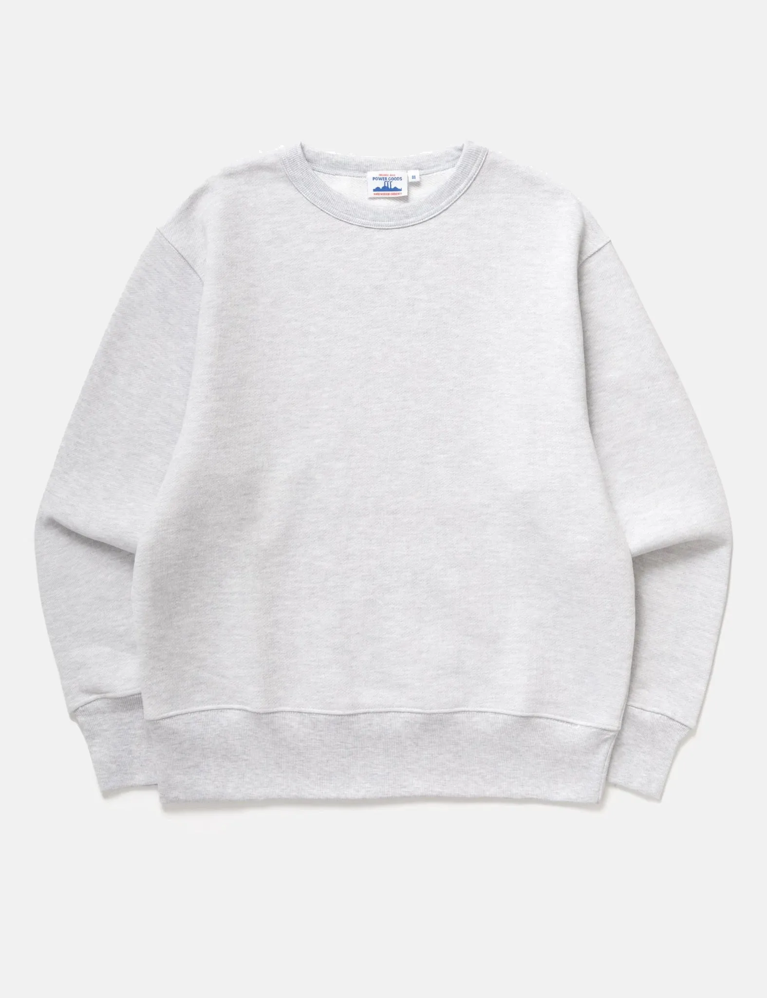 Power Goods Loopback Crewneck - Ash Grey sold by Article London