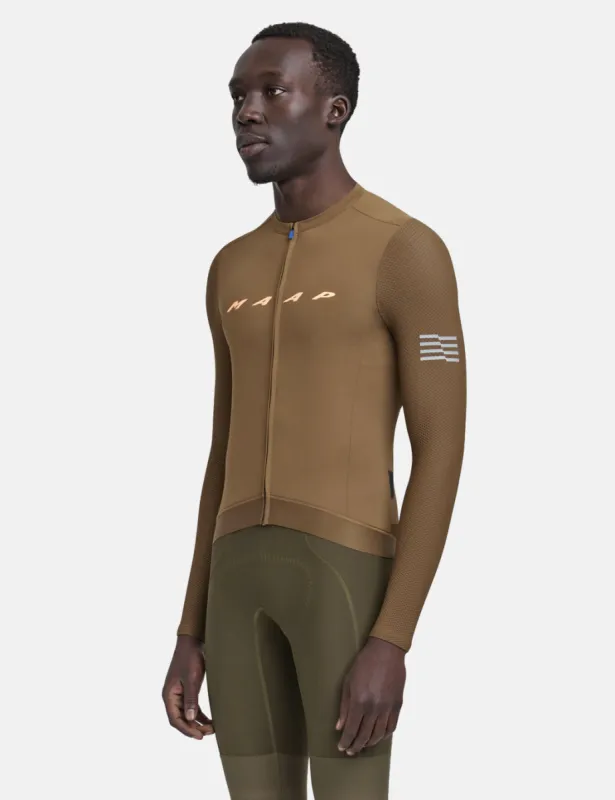 MAAP Evade Pro Base Long Sleeve Jersey - Otter Brown sold by Article London