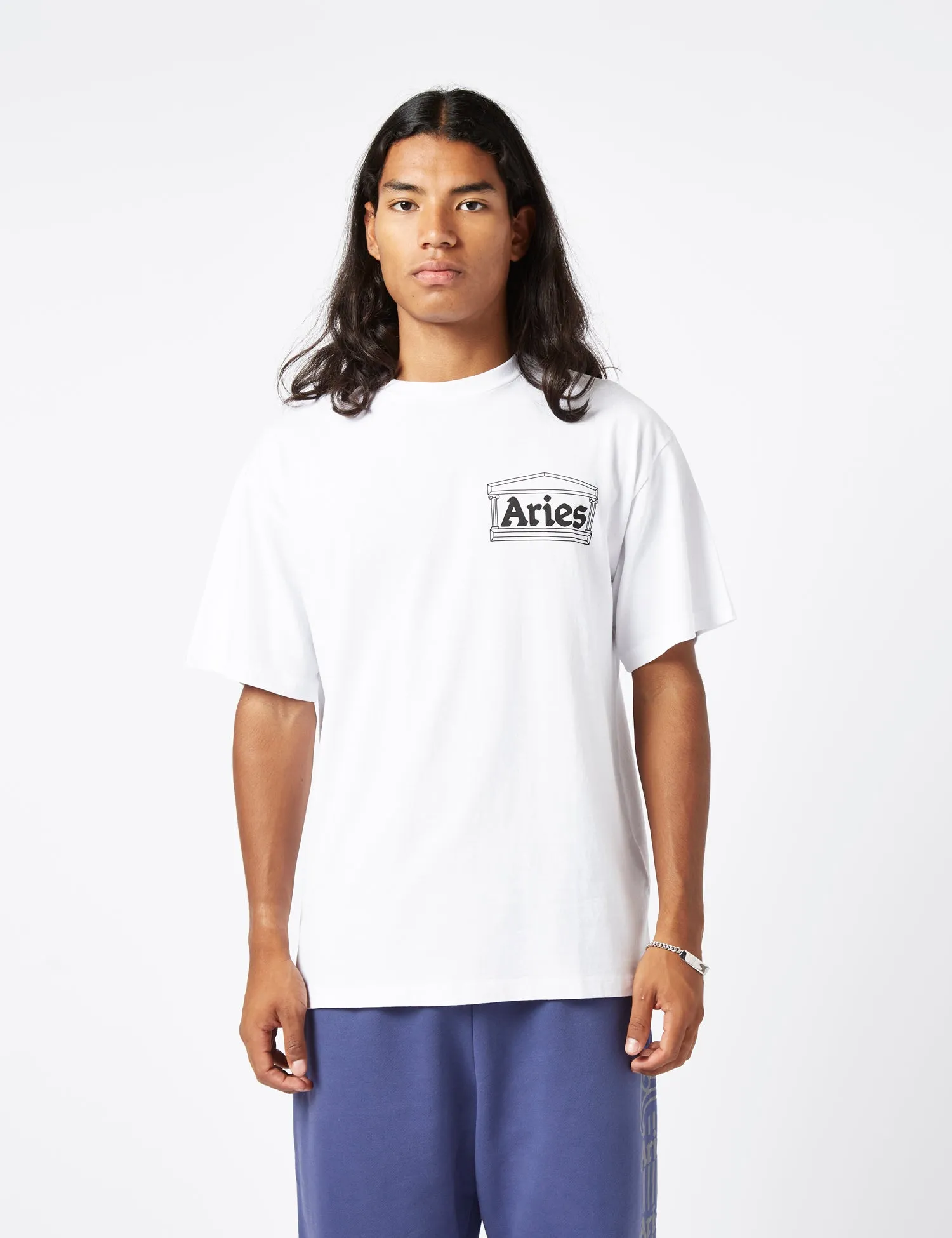 Aries Temple T-Shirt - White sold by Article London