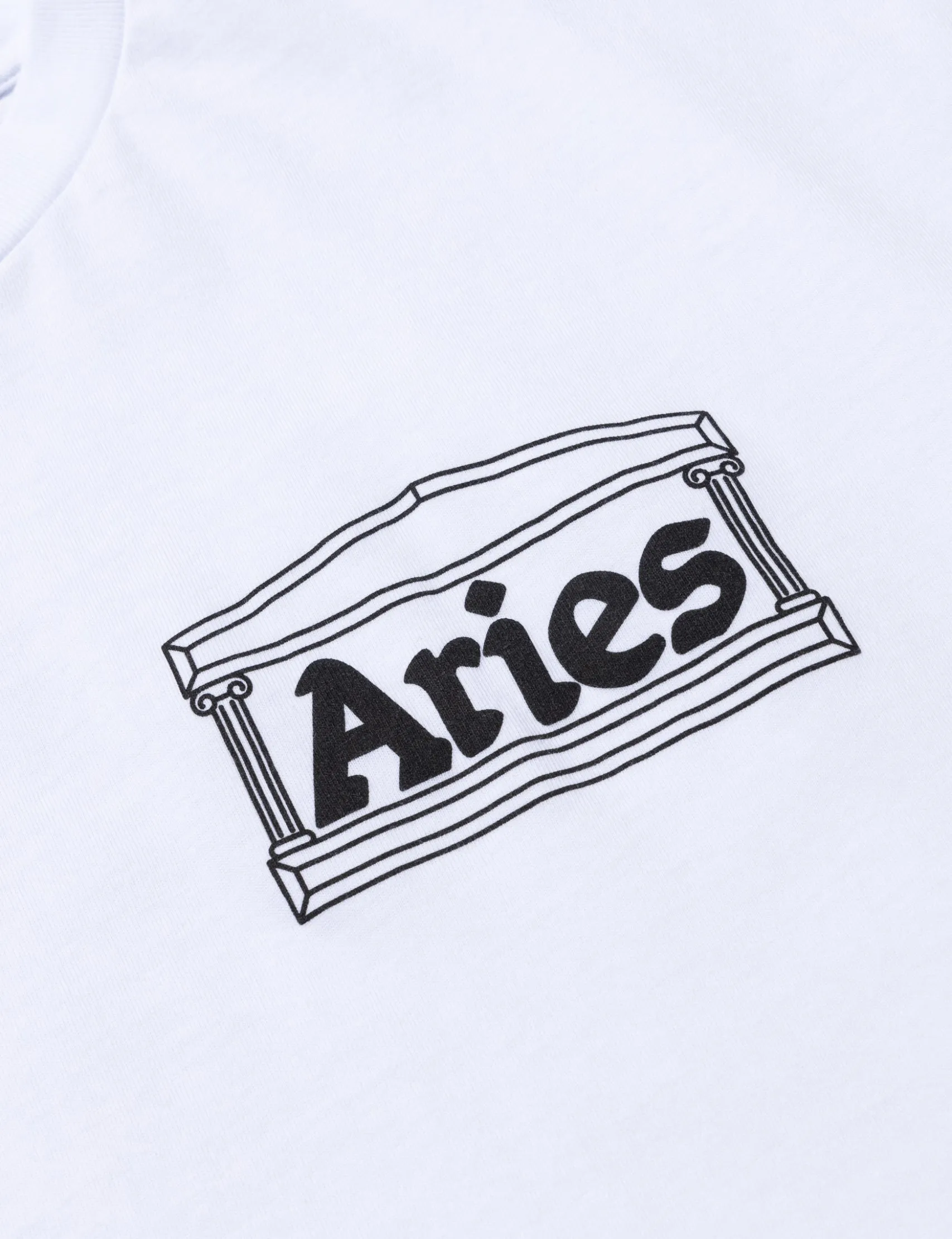 Aries Temple T-Shirt - White sold by Article London product image thumbnail 5