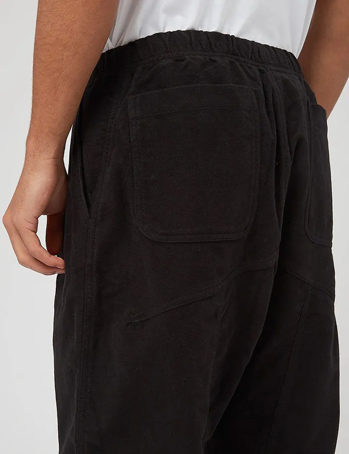 Universal Works Kyoto Work Pant (Moleskin) - Black sold by Article London product image thumbnail 2