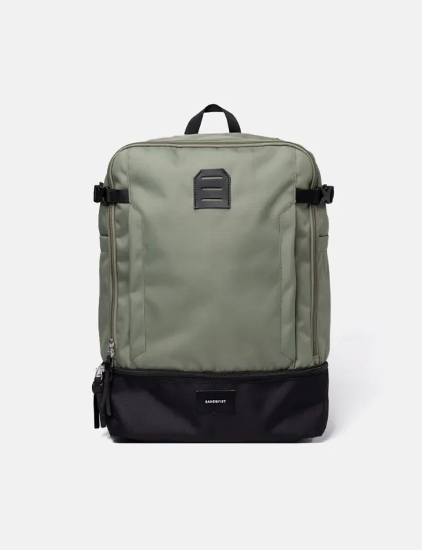 Sandqvist Alde Backpack (Recycled) - Multi Clover Green sold by Article London