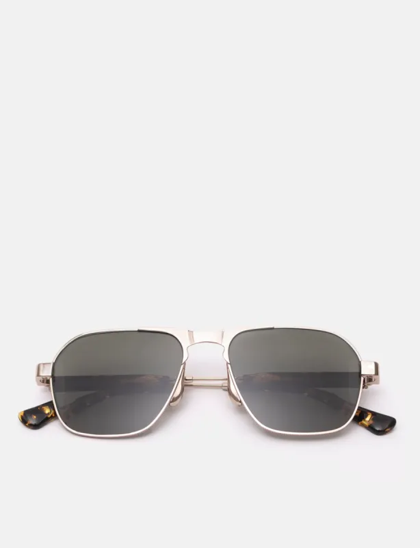 Oscar Deen Fraser Sunglasses (Metal) - Ember/Moss Green sold by Article London