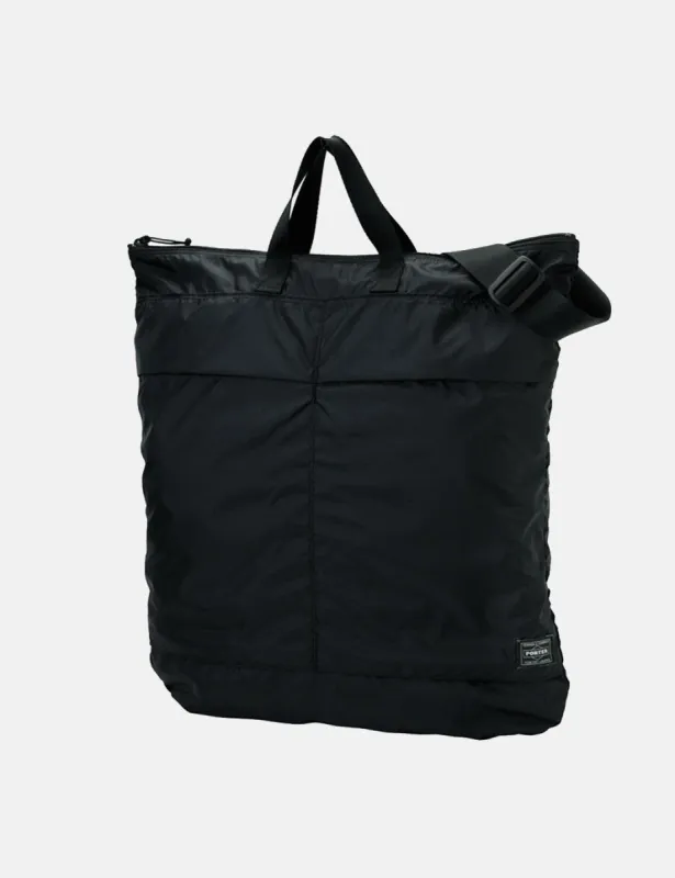 Porter Yoshida & Co Flex 2 Way Helmet Bag - Black sold by Article London
