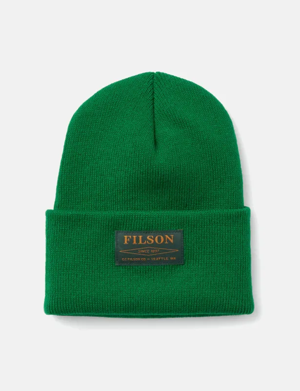 Filson Acrylic Watch Cap - Green sold by Article London