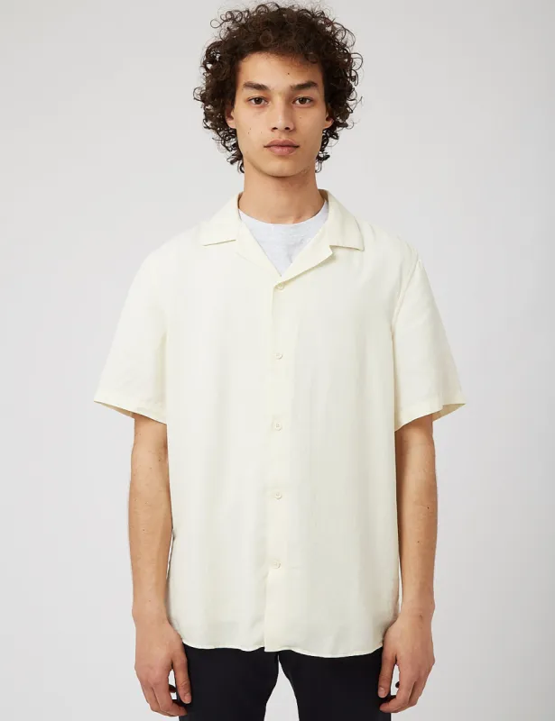 NN07 Miyagi Short Sleeve Shirt 5029 - Vanilla sold by Article London