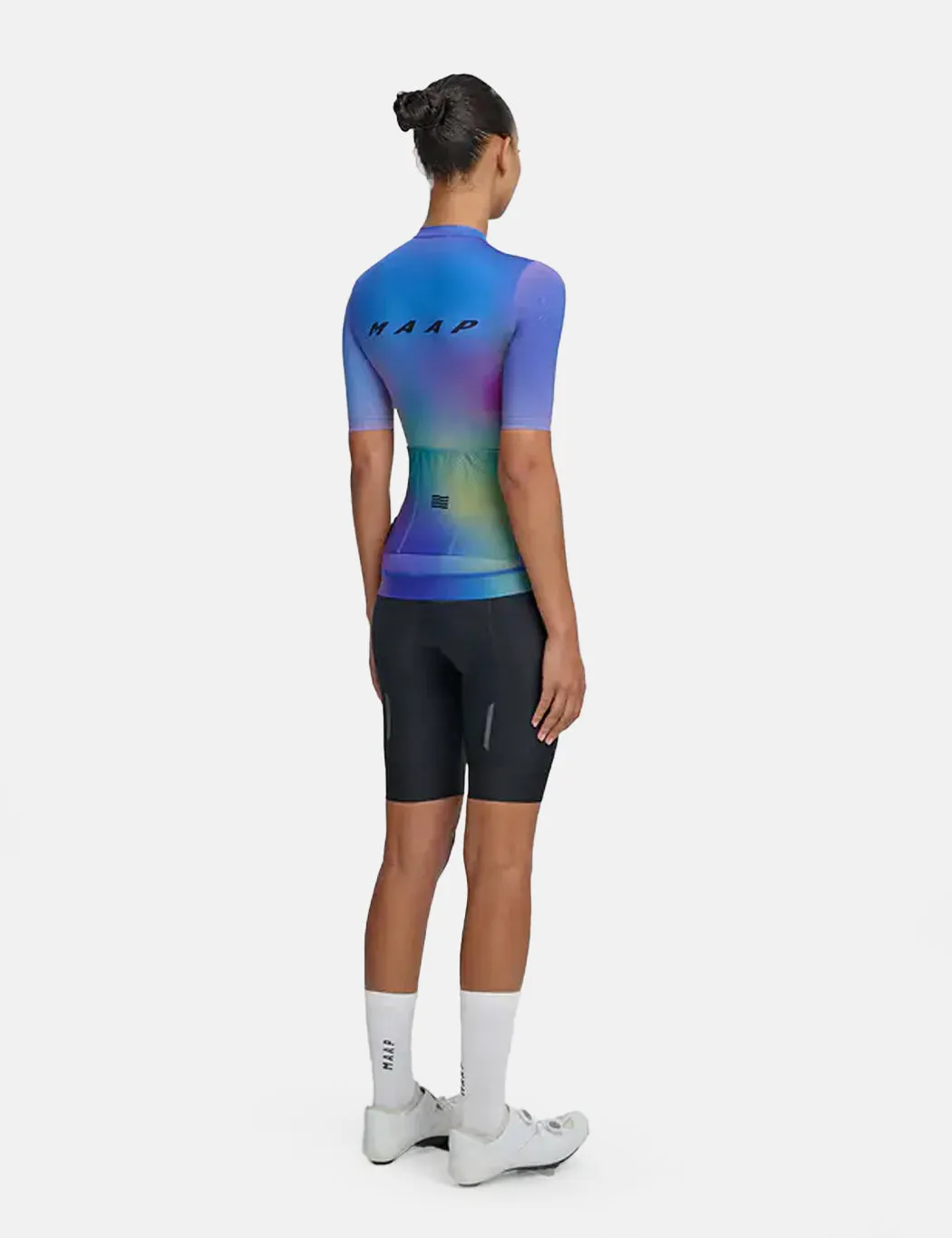 MAAP Womens Blurred Out Pro Hex Jersey 2.0 - Blue Mix sold by Article London product image thumbnail 4