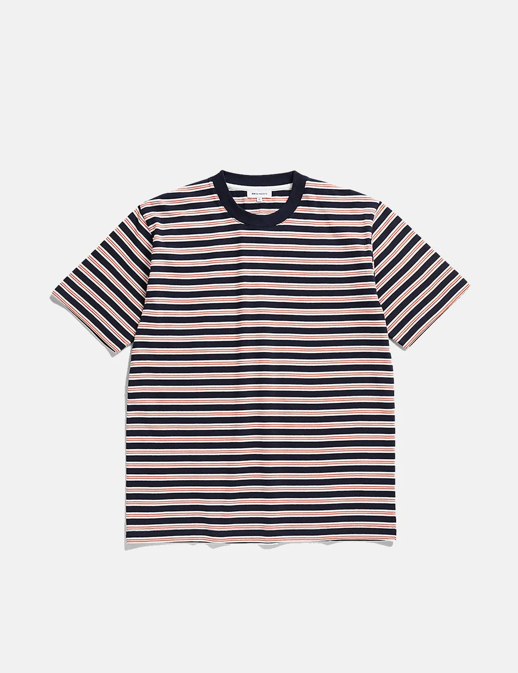 Norse Projects Johannes Nautical Stripe T-Shirt - Dark Navy Blue sold by Article London product image thumbnail 4