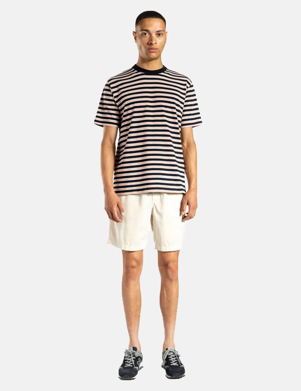 Norse Projects Johannes Nautical Stripe T-Shirt - Dark Navy Blue sold by Article London product image thumbnail 3