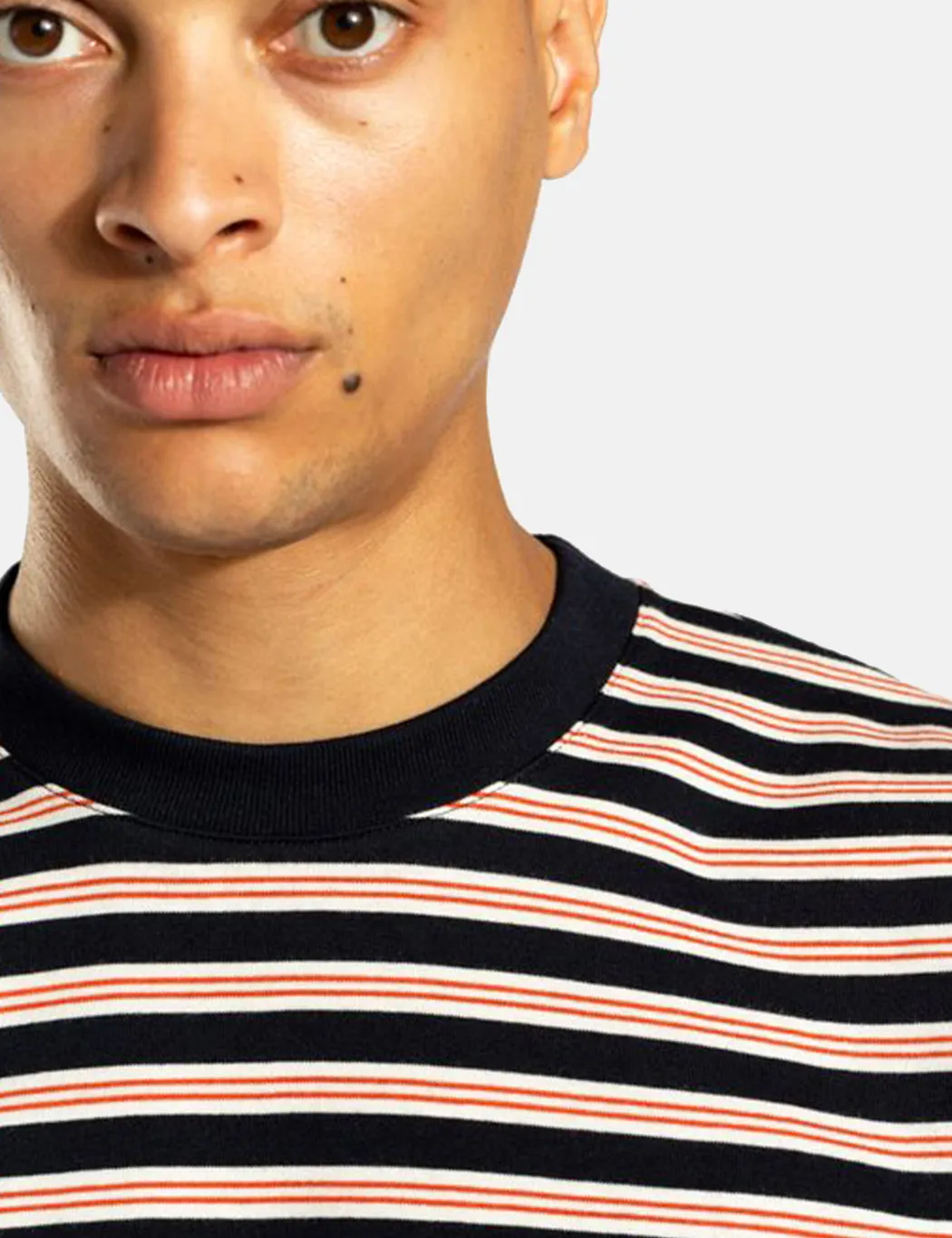 Norse Projects Johannes Nautical Stripe T-Shirt - Dark Navy Blue sold by Article London product image thumbnail 2