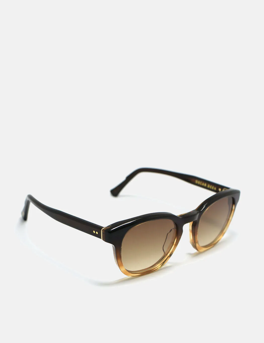 Oscar Deen Morris Sunglasses - Mocha/Chocolate Fade sold by Article London product image thumbnail 2