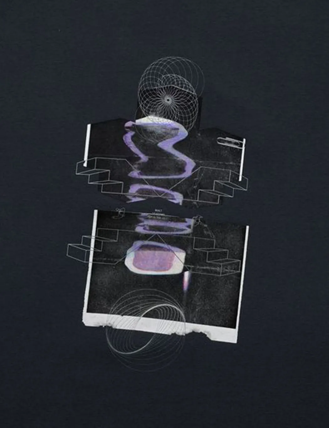 GOOPiMADE Nes-03 "Gewicht" Graphic T-Shirt - Midnight Navy sold by Article London product image thumbnail 2