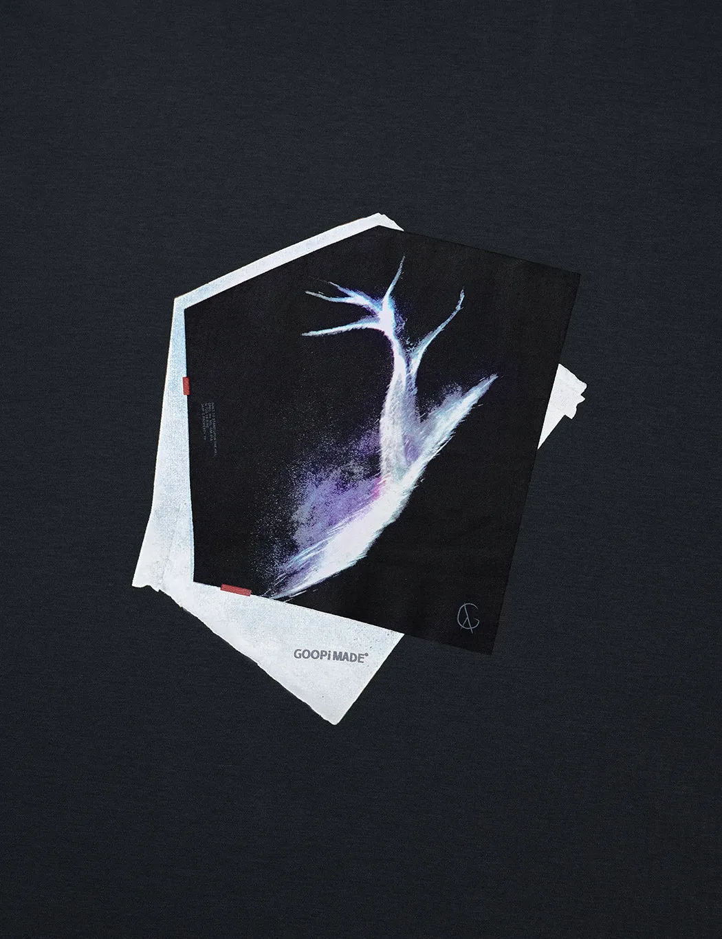 GOOPiMADE Nes-03 "Gewicht" Graphic T-Shirt - Midnight Navy sold by Article London product image thumbnail 5