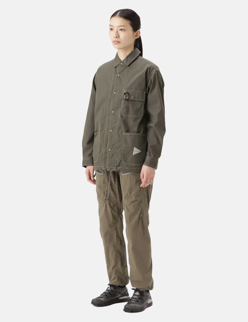 And Wander Dry Rip Shirt - Khaki sold by Article London product image thumbnail 3