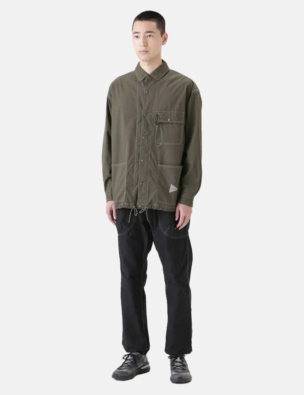And Wander Dry Rip Shirt - Khaki sold by Article London