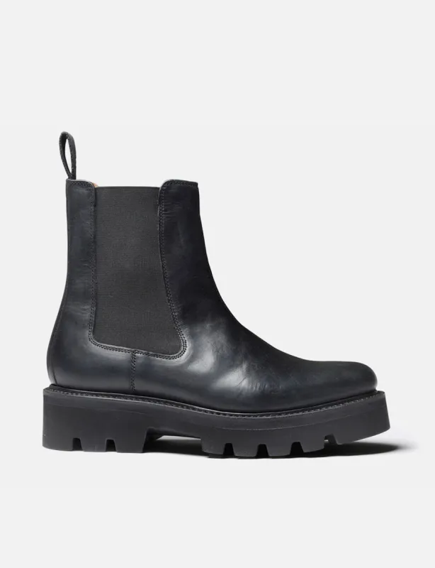 Womens Grenson Milly Chelsea Boot (Heritage Leather) - Black sold by Article London
