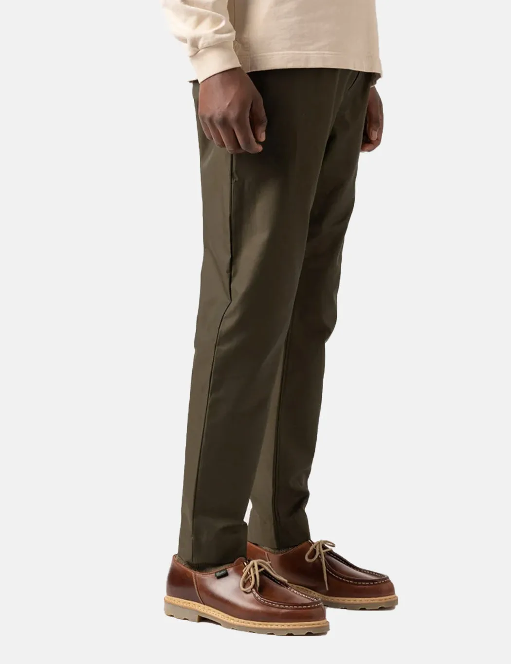 Kestin Inverness Tech Trouser (Tapered) - Dark Olive Green sold by Article London product image thumbnail 3