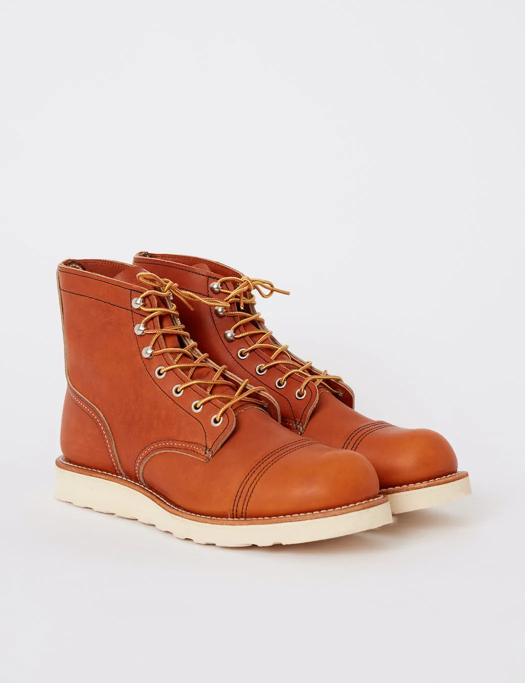 Red Wing Iron Ranger Boots (Traction Tread) - Oro-Legacy Brown sold by Article London product image thumbnail 4