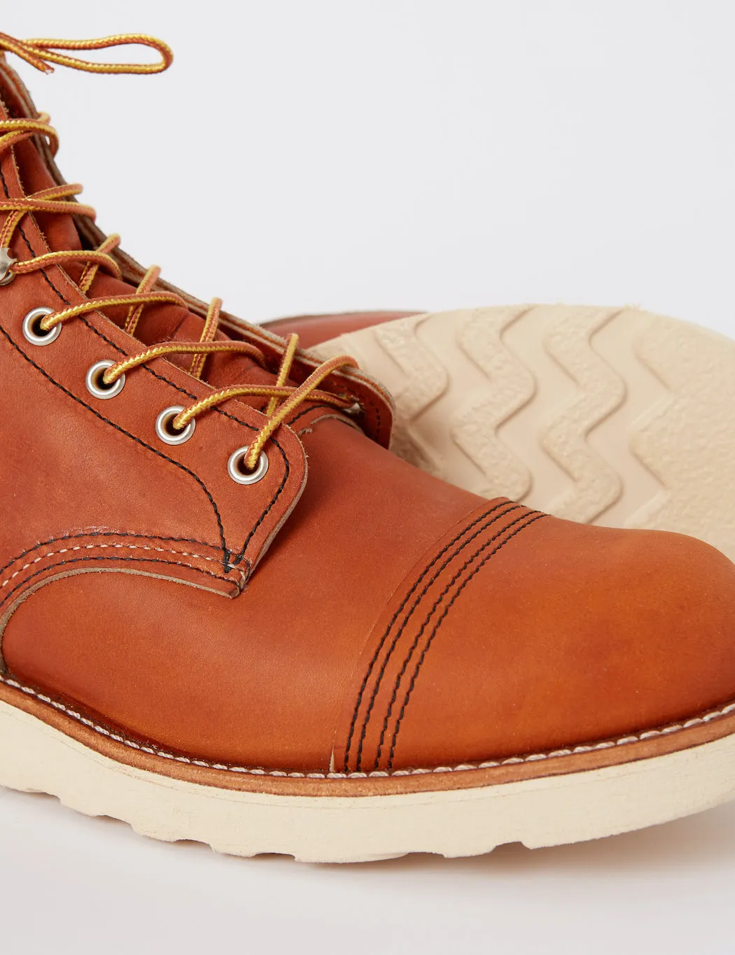 Red Wing Iron Ranger Boots (Traction Tread) - Oro-Legacy Brown sold by Article London product image thumbnail 2