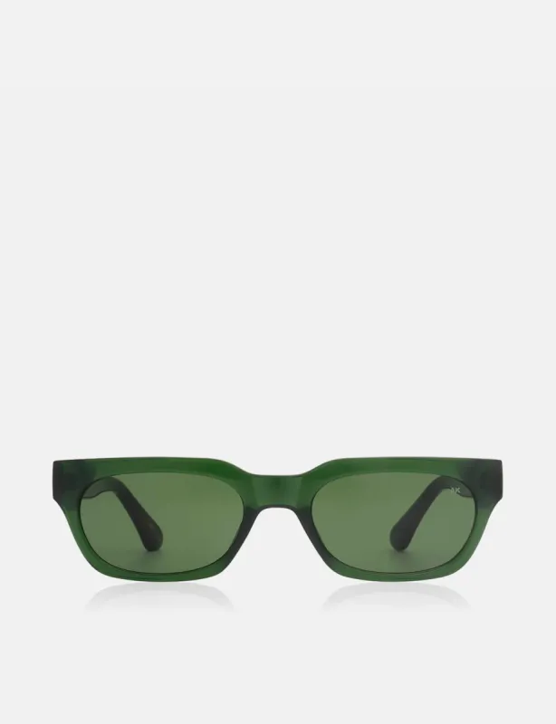 A. Kjaerbede Bror Sunglasses - Dark Green Transparent sold by Article London