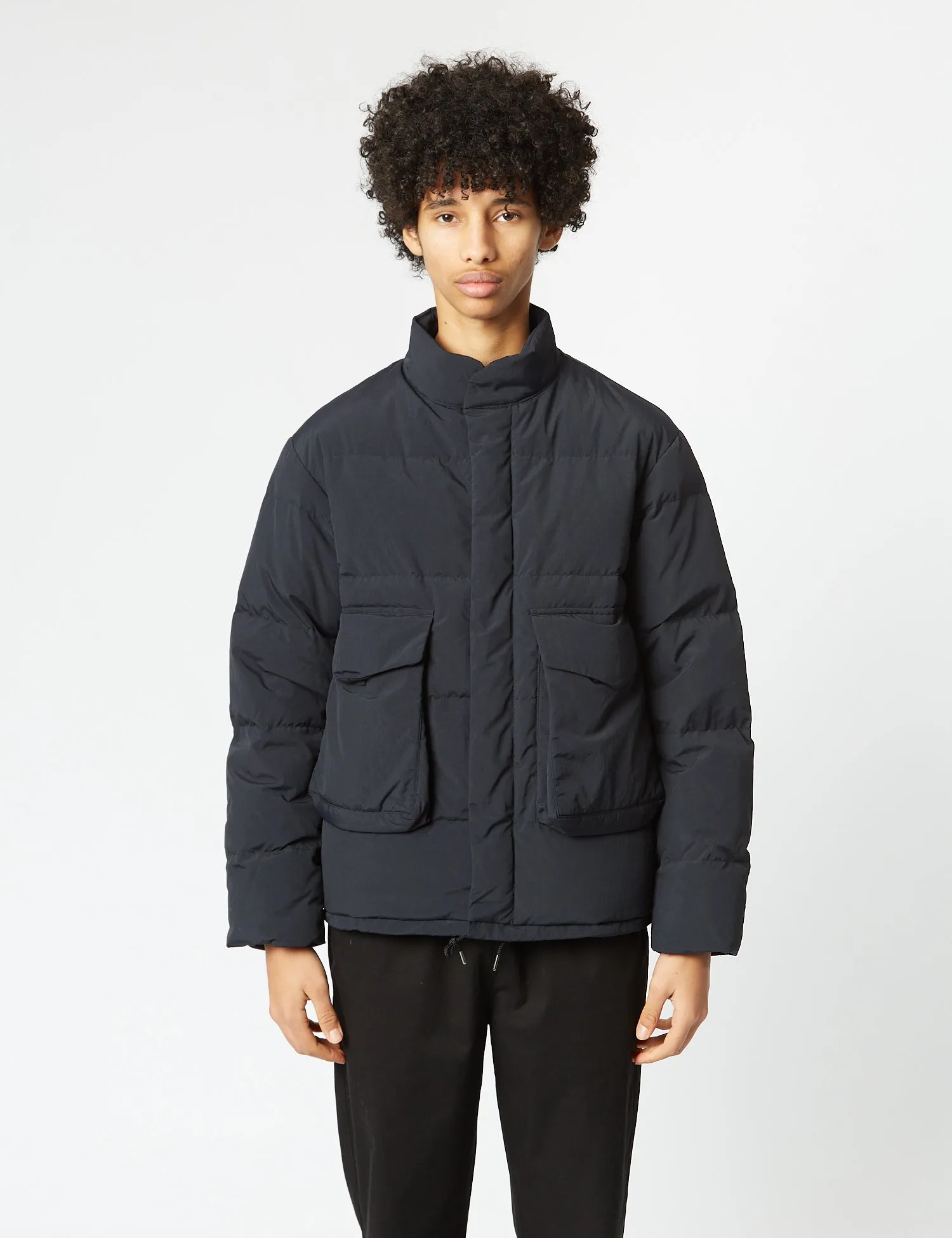 Snow Peak Recycled Down Jacket - Black sold by Article London
