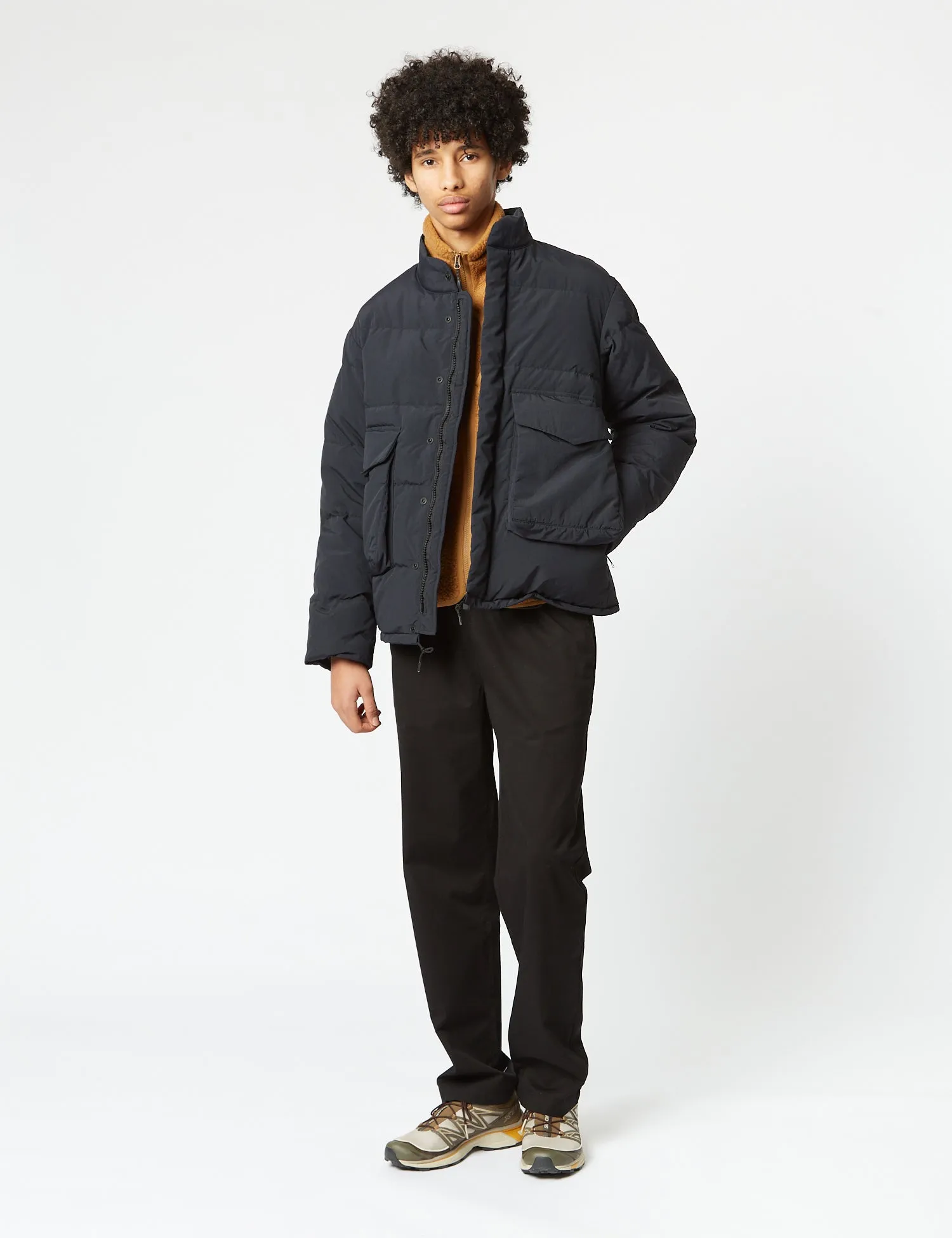 Snow Peak Recycled Down Jacket - Black sold by Article London product image thumbnail 3
