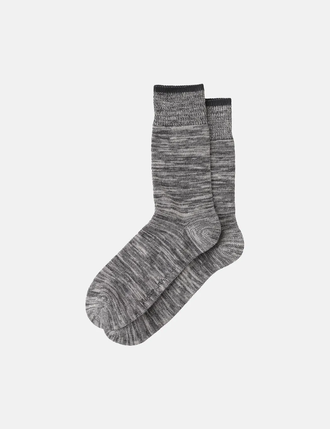 Nudie Rasmusson Multi Yarn Socks - Dark Grey sold by Article London
