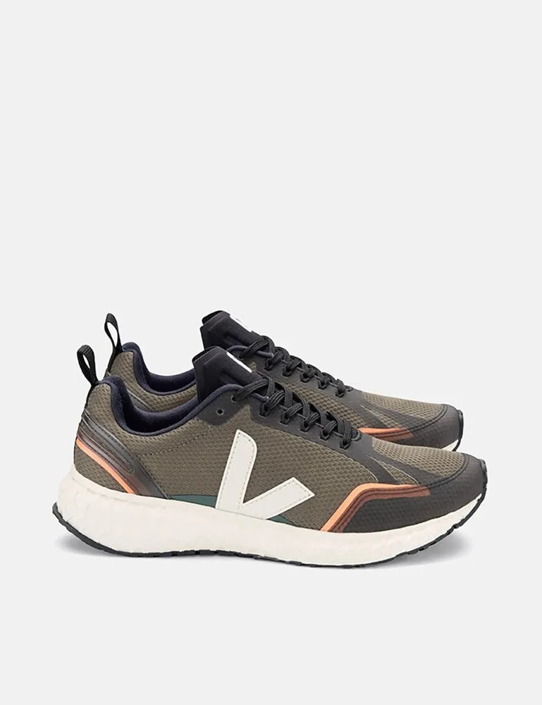Veja Condor Mesh Running Shoes - Khaki/Natural sold by Article London