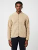Folk Puzzle Zip Fleece Jacket - Oat Beige sold by Article London