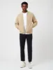 Folk Puzzle Zip Fleece Jacket - Oat Beige sold by Article London