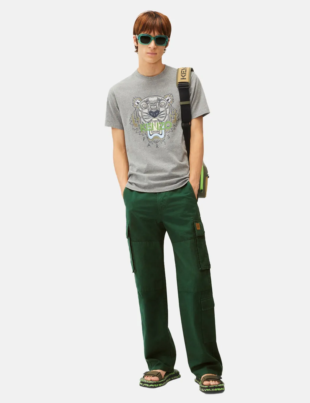 Kenzo Tiger Classic T-Shirt - Dove Grey sold by Article London product image thumbnail 2