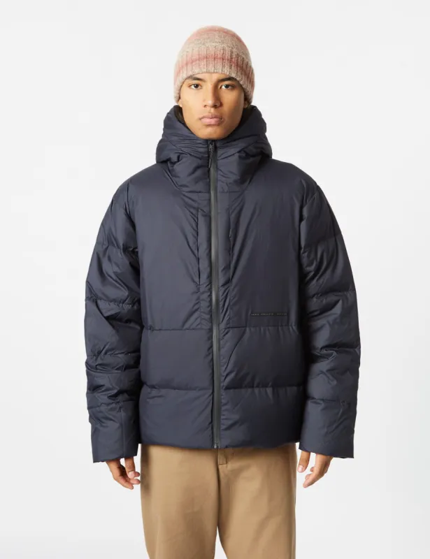 Norse Projects ARKTISK Asger Pertex Quantum Down Jacket - Dark Navy Blue sold by Article London