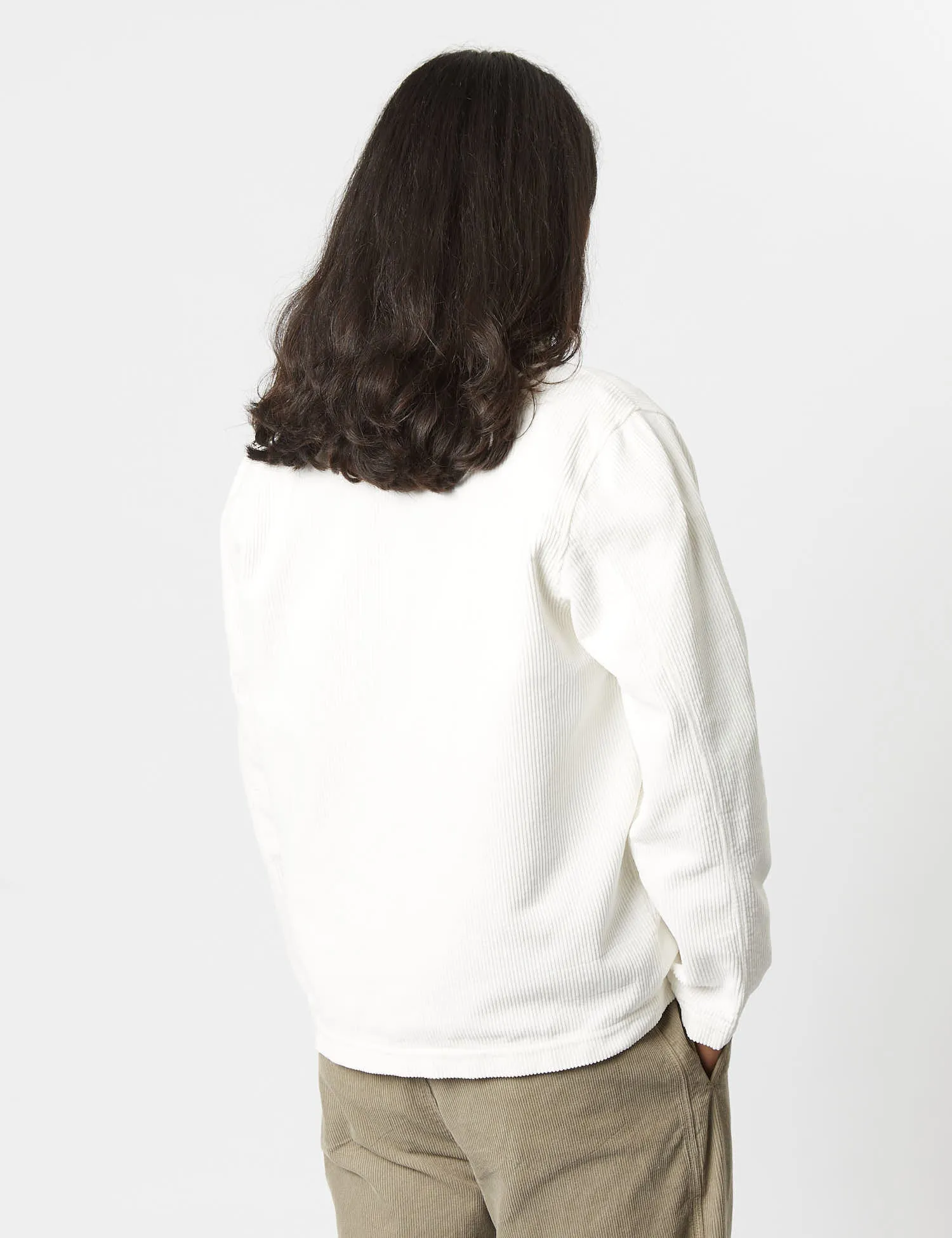 Universal Works Field Jacket (Corduroy) - Ecru sold by Article London product image thumbnail 5