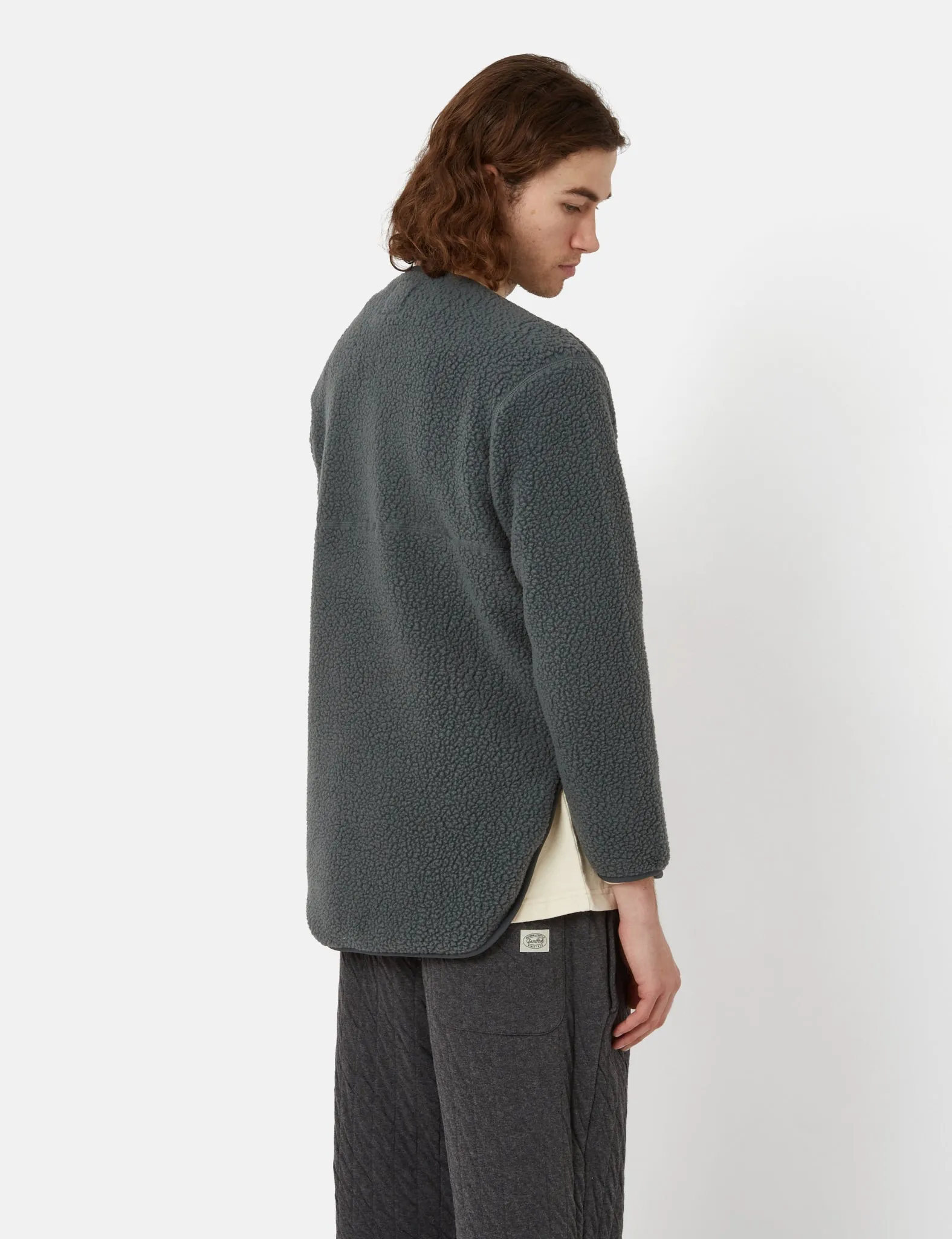 Snow Peak Thermal Boa Fleece Pullover - Forest Green sold by Article London product image thumbnail 3