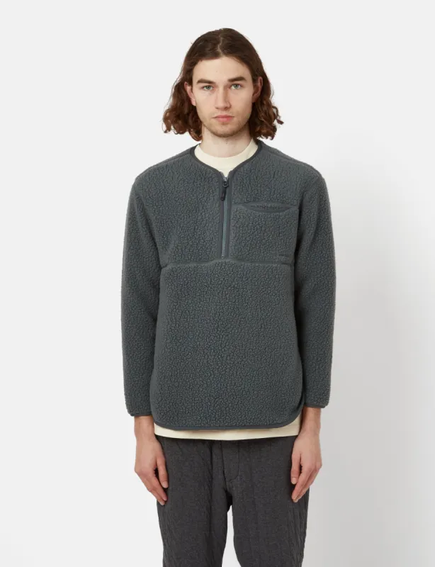 Snow Peak Thermal Boa Fleece Pullover - Forest Green sold by Article London