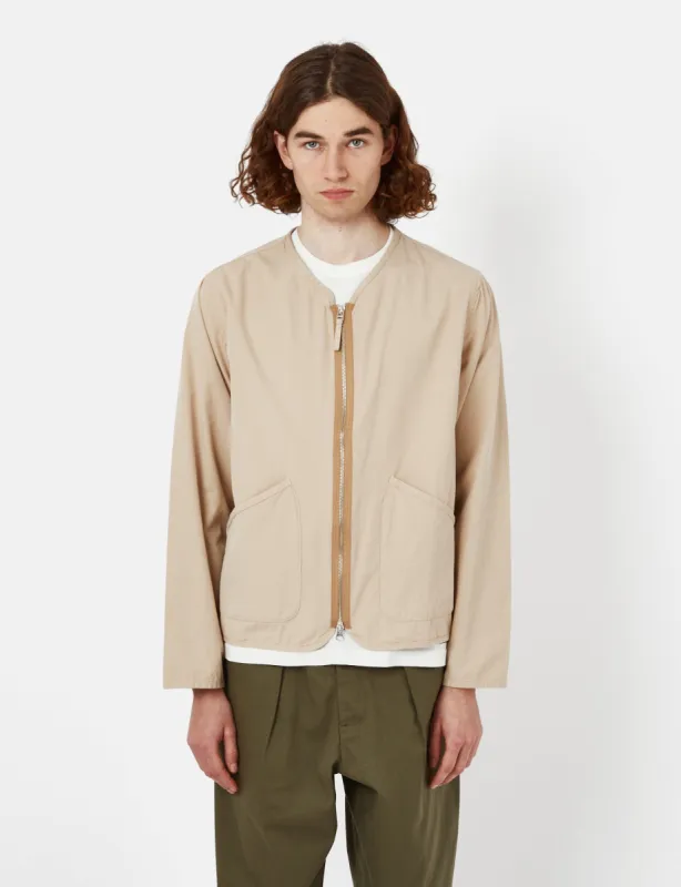Universal Works Military Liner Jacket - Sand Beige sold by Article London