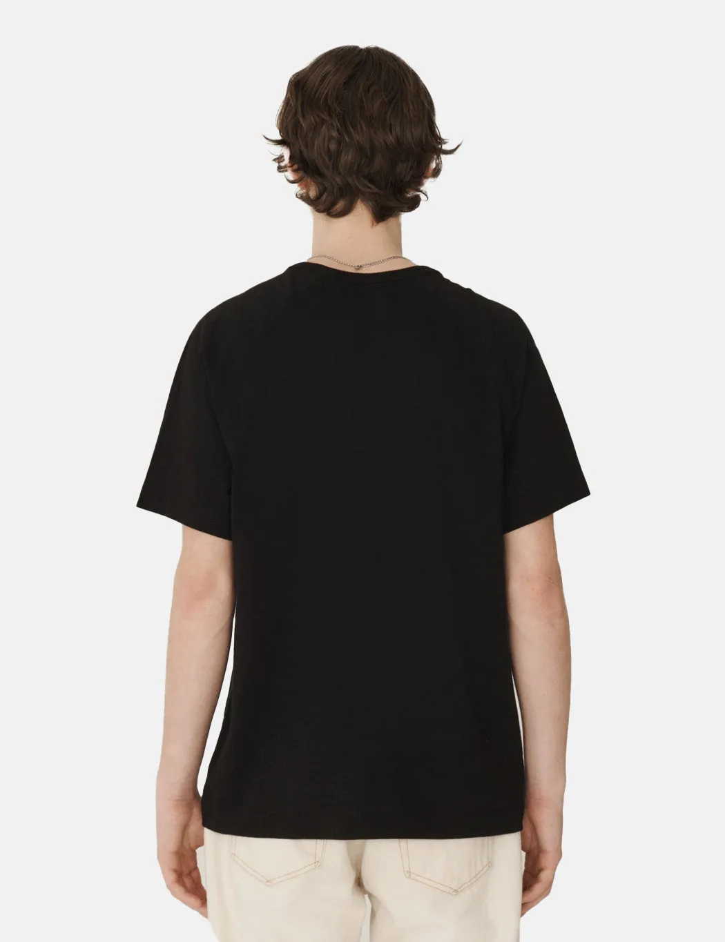 YMC Earth Television T-Shirt (Organic) - Black sold by Article London product image thumbnail 3