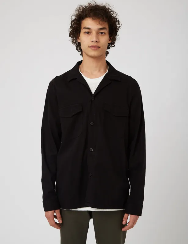 NN07 Bernard Overshirt 1154 - Black sold by Article London
