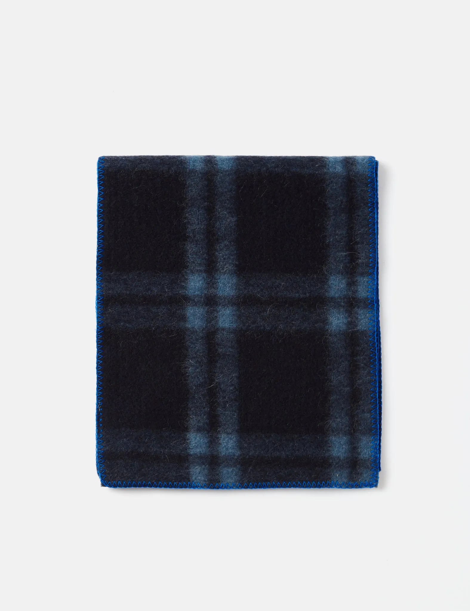 Universal Works Blanket Scarf - Navy Blue sold by Article London