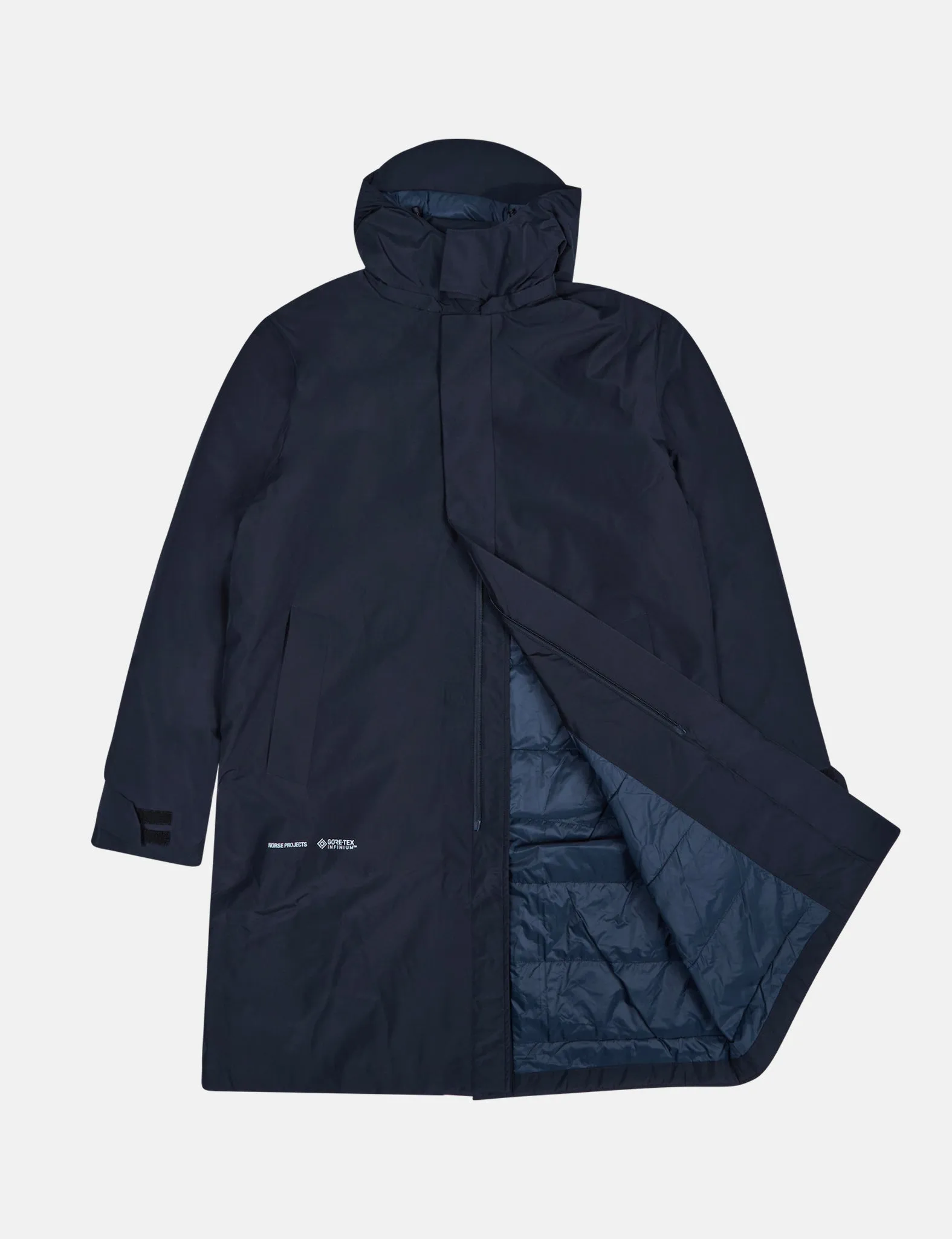 Norse Projects Thor Gore-Tex Infinium 2.0 Mac - Dark Navy sold by Article London product image thumbnail 5