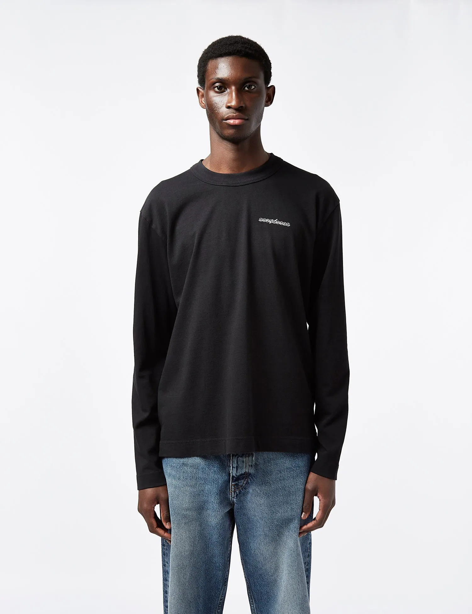 Sunflower Master Logo Long Sleeve T-Shirt (Organic) - Black sold by Article London